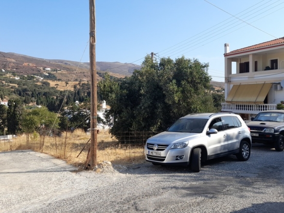 Chora Andros: Plot 474 m2 in a privellege location.