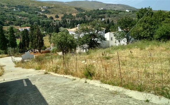 Chora Andros: Plot 474 m2 in a privellege location.