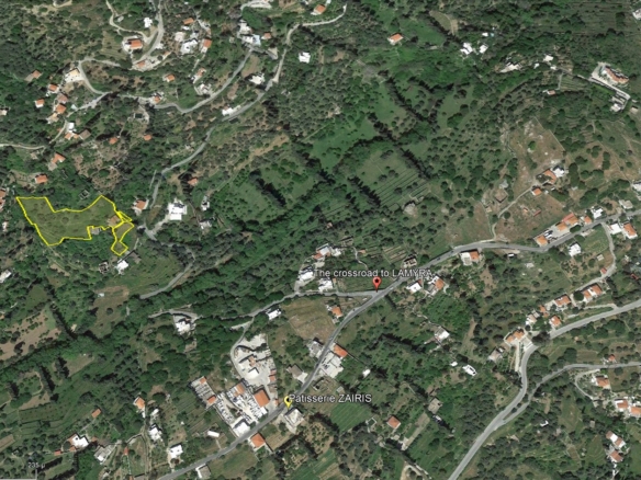 ΛΑΜΥΡΑ. Κτήμα 5.903,49 τ.μ. με παλιό αρχοντικό 367,49 τ.μ., γεώτρηση, ελιές, κλπ