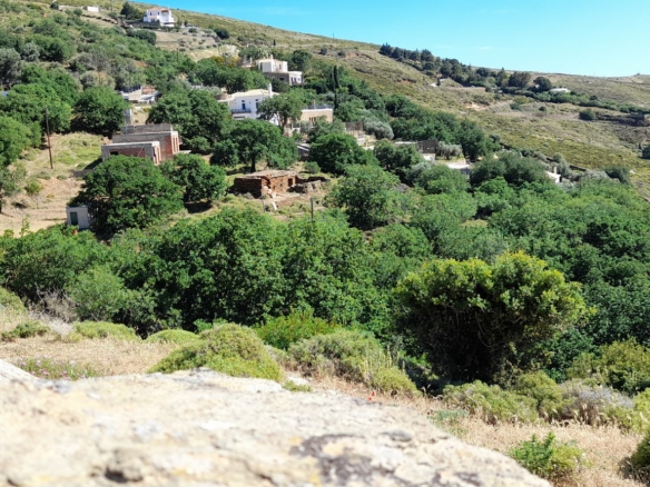 Χώρα Άνδρου, Φυρρόη, 27.749 τ.μ με κτίρια 264 τ.μ. με 2 γεωτρήσεις, πηγάδι και ελιές!