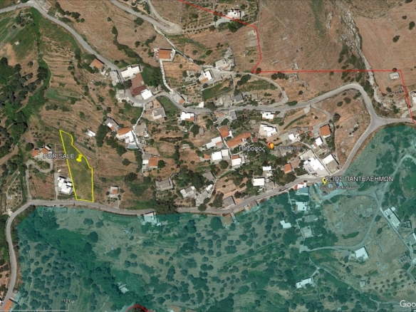 Land 1850.32 m2 buildable with a nice far sea view