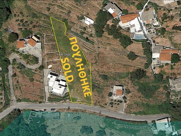 Land 1850.32 m2 buildable with a nice far sea view