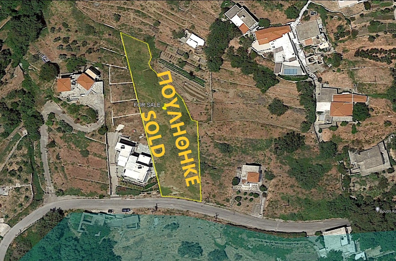 Οικόπεδο 1.850,32 Μ2 εντός οικισμού με θέα θάλασσα.