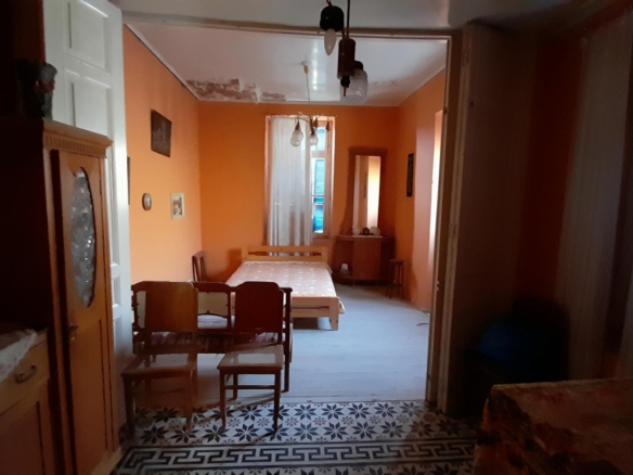 Andros-Apikia. House 280.49 m2 on 835.44 m2 land, with irrigation water, cistern and seaview.