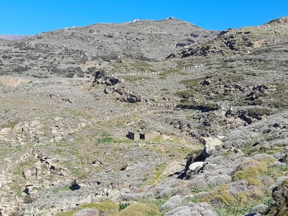 Σταυροπέδα. Χαλκολιμιώνας. 20.083 m2, με 3 κελιά, 2 αλώνια και εξαιρετική θέα στη θάλασσα.