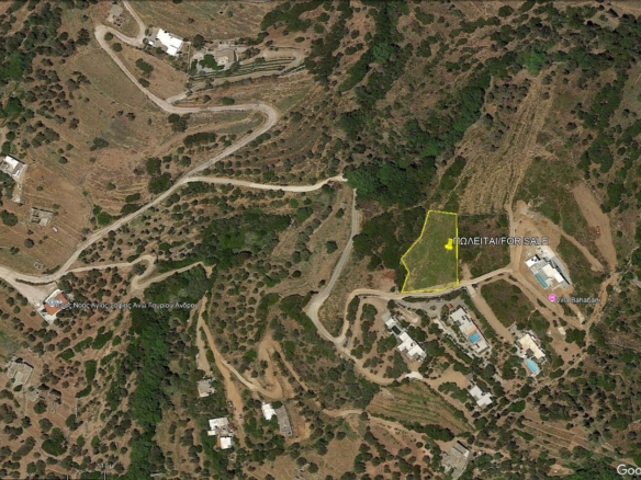 Ano Gavrio. Land 2,058 m2 buildable, with sea view.
