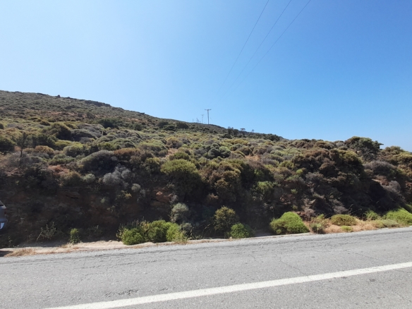 Μπατσί. Οικοδομήσιμα 4.329 m2 με εντυπωσιακή θέα στη θάλασσα.