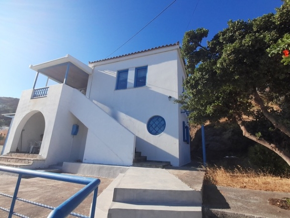 Chora-Pitrofos. Two Independent Residences of 64.40 m² as a Maisonette of 128.80 m² with Sea View.