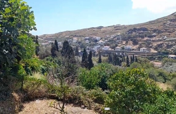 Στενιές. Οικόπεδο 232 m2 οικοδομήσιμο με οπωροφόρα δένδρα και ποτιστικό νερό