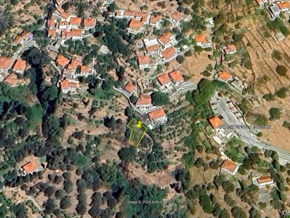 Στενιές. Οικόπεδο 232 m2 οικοδομήσιμο με οπωροφόρα δένδρα και ποτιστικό νερό