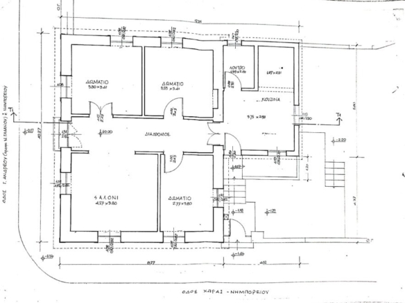 Χώρα Άνδρου. Κεντρική μονοκατοικία 152 m2 σε οικόπεδο 430 m2