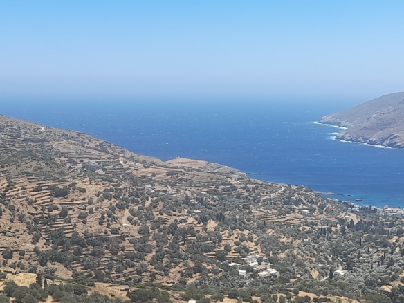 Οικοδομήσιμο 4.035,09 m2 με Ισχύουσα Οικοδομική Άδεια στη Λαρδιά Κορθίου Άνδρου.