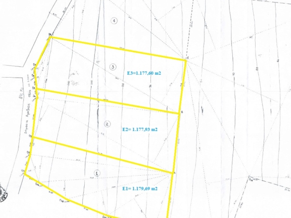 Mesaria. Buildable Plot of 1,179.69 sq.m. Up to 400 sq.m. houses can be built.