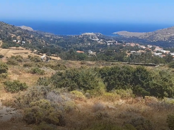 Αγροτεμάχιο 10.042 m2 με Πανοραμική Θέα στη Θάλασσα και στη Χώρα Άνδρου.
